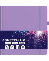 Скетчбук Sketch Up. Фиалковый, 80 листов