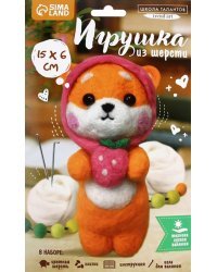 Игрушка из шерсти. Милый корги