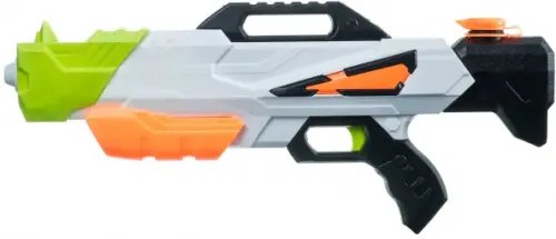 Наше Лето Водный пистолет с помпой, бело-чёрный