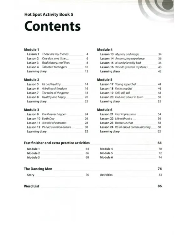 Hot Spot. Level 5. Activity Book