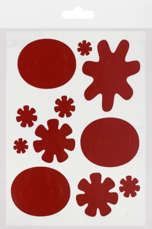 Световозвращающий стикер. Арт красный Световозвращающий стикер. Арт красный