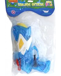 Водный пистолет, прозрачный голубой