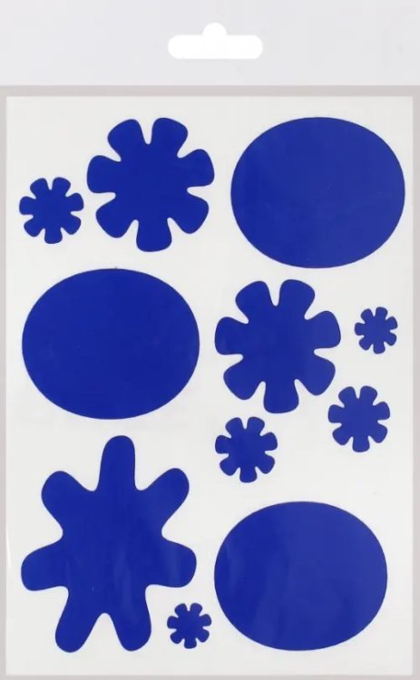 Световозвращающий стикер. Арт синий