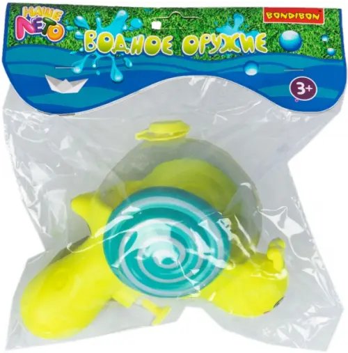 Наше Лето Водный пистолет для малышей Улитка, зеленый