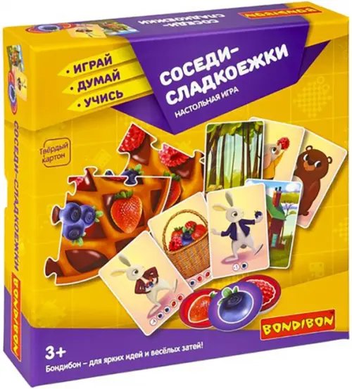 Играй, Думай, Учись Игра настольная логическая Соседи-сладкоежки
