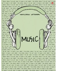 Тетрадь со сменным блоком Soundmania, А5, 160 листов, клетка