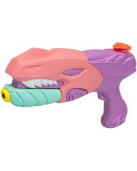 Водный пистолет с помпой, розово-сиреневый