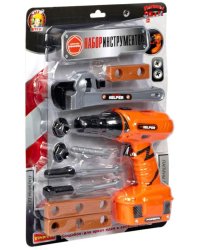 Набор строительных инструментов Папины дети, 12 предметов