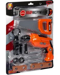 Набор строительных инструментов Папины дети, 12 предметов