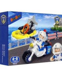 Конструктор. Полицейский мотоцикл, 61 деталь