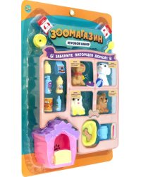 Набор игровой Зоомагазин, 4 собачки и игровые предметы
