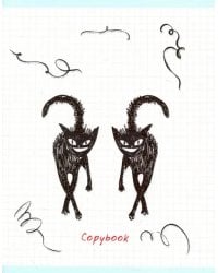 Тетрадь Хитрые коты, 96 листов, А5, клетка, в ассортименте