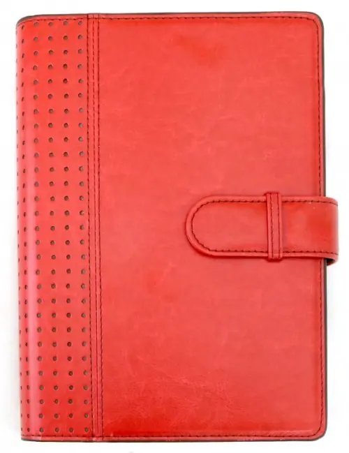 Ежедневник-органайзер полудатированный Сариф, красный, А5+