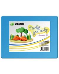 Доска для лепки большая, А3, голубая