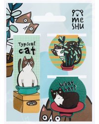 Закладки магнитные для книг Juisy cat, 3 штуки