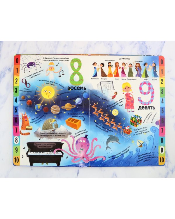 Умная книга с окошками. Цифры