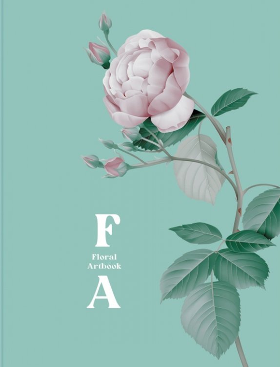 Тетрадь на кольцах Flower art, 120 листов, клетка