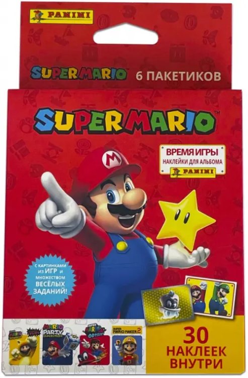 Блистер с наклейками. Super Mario. Супер Марио Блистер с наклейками. Super Mario. Супер Марио