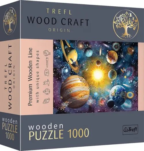Puzzle-1000 деревянные Puzzle-1000 Путешествие по Солнечной системе, деревянный