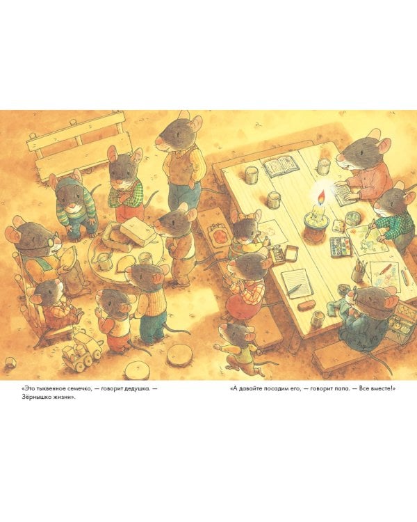 14 лесных мышей. Летний комплект: Пикник. Переезд. Тыква. Стрекозиный пруд