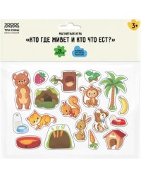 Игра развивающая на магнитах Кто где живет? 36 элементов