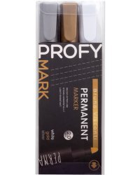 Набор перманентных маркеров Profymark, 3 штуки