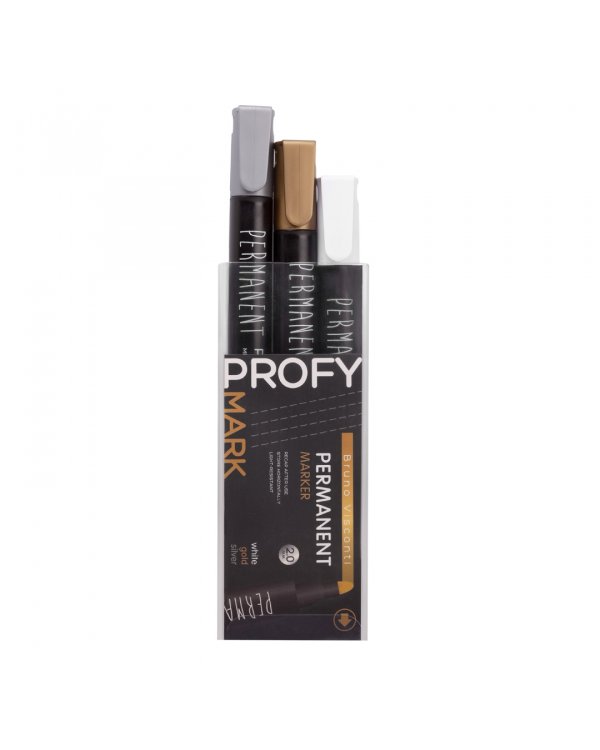 Дополнительное изображение книги «Набор перманентных маркеров Profymark, 3 штуки»