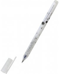 Ручка гелевая UniWrite. Одуванчики, синяя