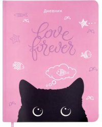 Дневник для 1-11 классов Black Cat, 48 листов