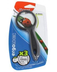 Лупа Maped, 50 мм, х3, цвет в ассортименте