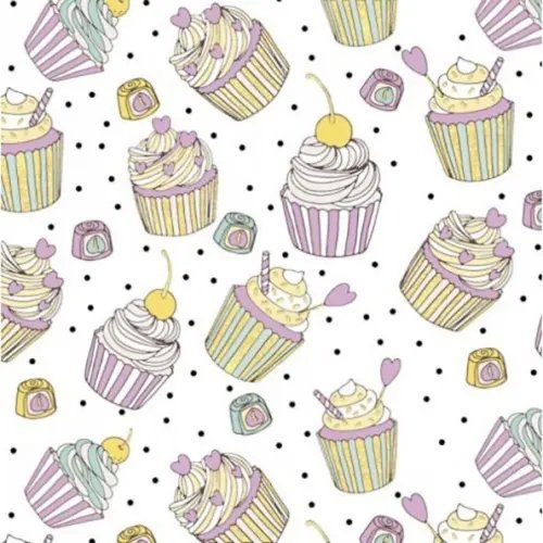 Упаковочная бумага Бумага упаковочная "Сладости для сластены" (79442)