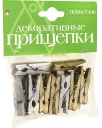 Декоративные прищепки. Набор №10, 35 мм, 3 цвета