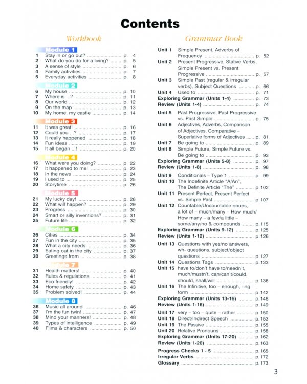 Blockbuster US 2. Workbook &amp; Grammar Book