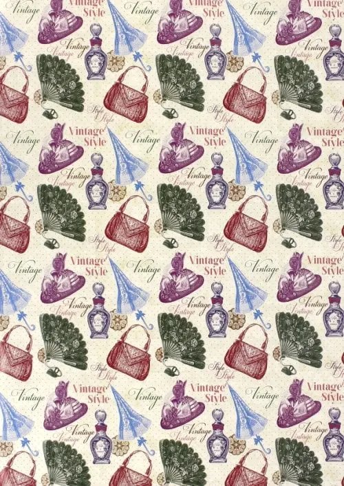 Бумага упаковочная "Винтажный стиль" (41879)