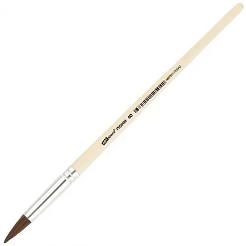 Кисть пони №08 круглая