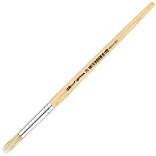 Кисть щетина №10 круглая