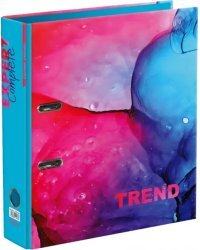 Папка-регистратор Trend. Marbling, А4, бирюзовая