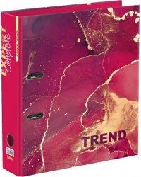 Папка-регистратор Trend. Marbling, А4, розовая