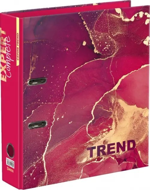 Обложка книги «Папка-регистратор Trend. Marbling, А4, розовая»
