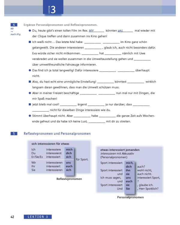 AusBlick 1 Brückenkurs. Arbeitsbuch mit Audio-CD. Deutsch für Jugendliche und junge Erwachsene