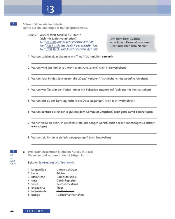 AusBlick 1 Brückenkurs. Arbeitsbuch mit Audio-CD. Deutsch für Jugendliche und junge Erwachsene