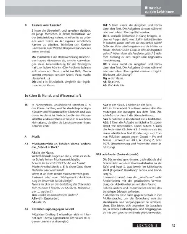 AusBlick 3. Lehrerhandbuch. Deutsch für Jugendliche und junge Erwachsene. Deutsch als Fremdsprache