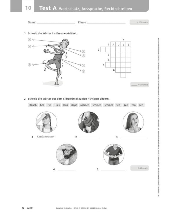 Дополнительное изображение книги «Dabei! A2. Testtrainer mit Audio-CD. Deutsch für Jugendliche. Deutsch als Fremdsprache»