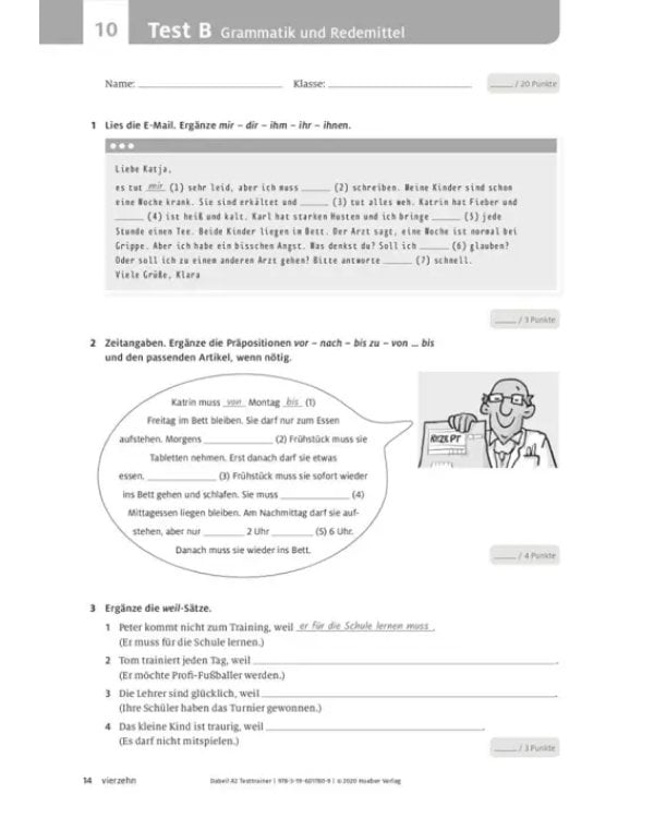 Дополнительное изображение книги «Dabei! A2. Testtrainer mit Audio-CD. Deutsch für Jugendliche. Deutsch als Fremdsprache»
