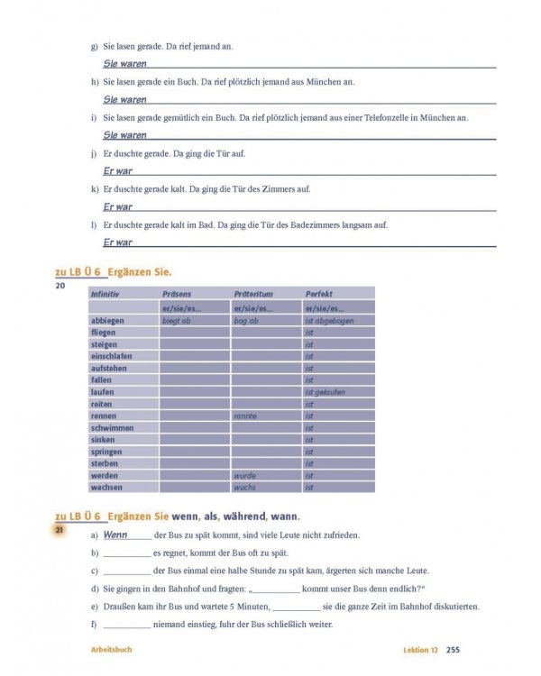 Delfin. Arbeitsbuch Teil 2 – Lektionen 11–20. Lehrwerk für Deutsch als Fremdsprache