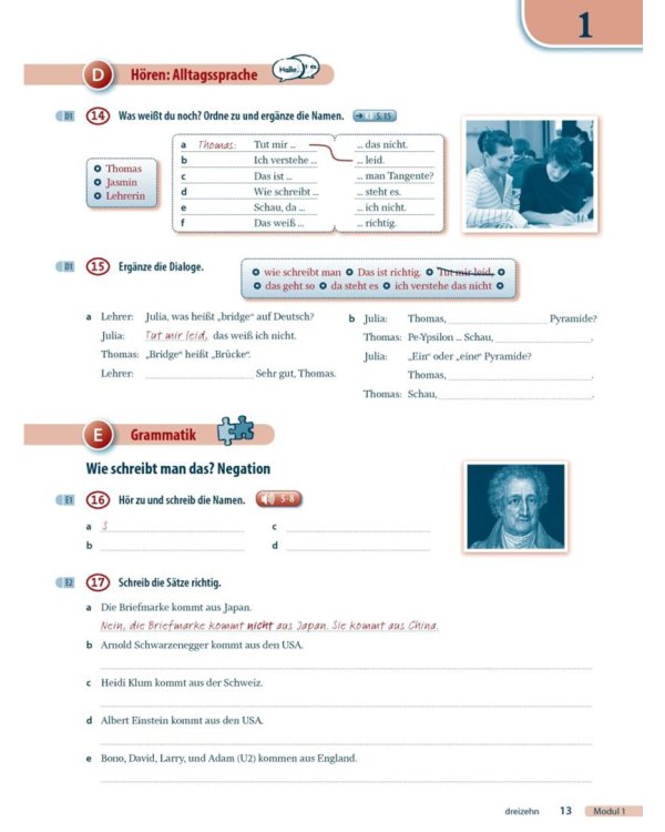Ideen 1. Arbeitsbuch mit Audio-CD zum Arbeitsbuch + CD-ROM. Deutsch als Fremdsprache