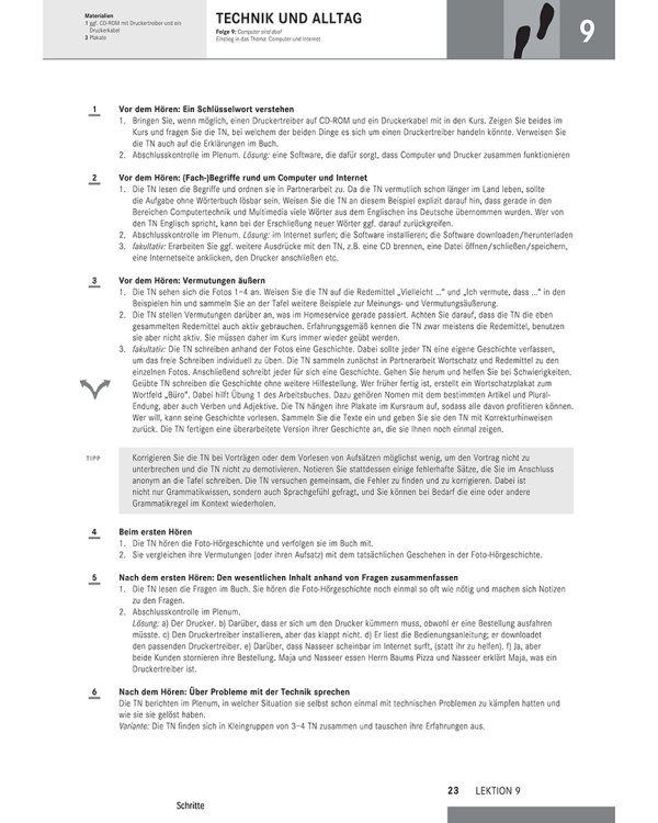 Schritte plus 6. Lehrerhandbuch. Deutsch als Fremdsprache