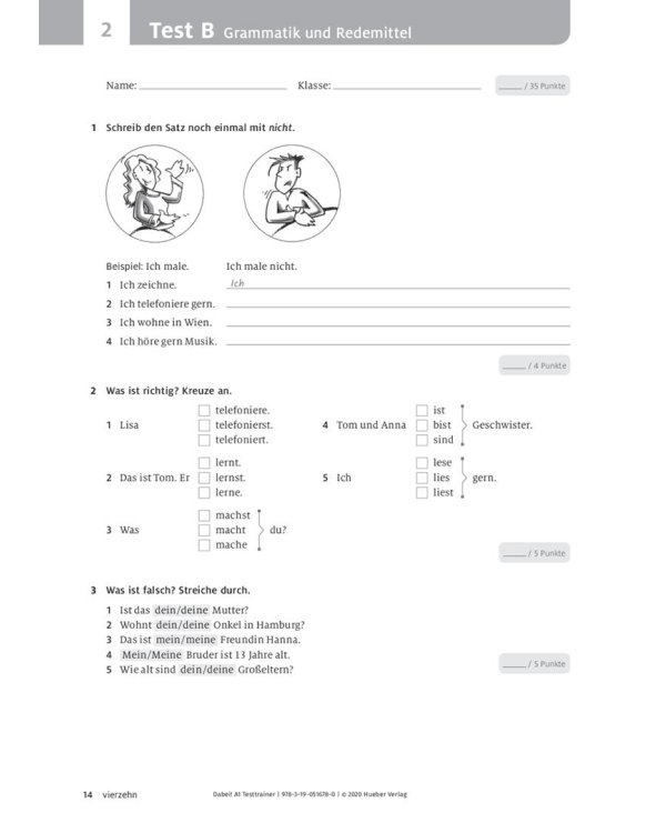 Dabei! A1. Testtrainer mit Audio-CD. Deutsch für Jugendliche. Deutsch als Fremdsprache