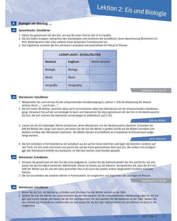 Deutsch.com 1. Lehrerhandbuch. Deutsch als Fremdsprache