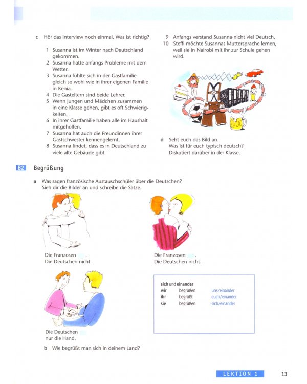 AusBlick 1 Brückenkurs. Kursbuch. Deutsch für Jugendliche und junge Erwachsene